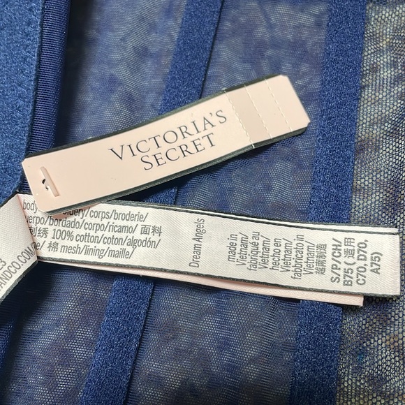 Victoria's Secret Strapless Corset Top Eyelet Lace Sheer design NWT Small - Picture 6 of 9